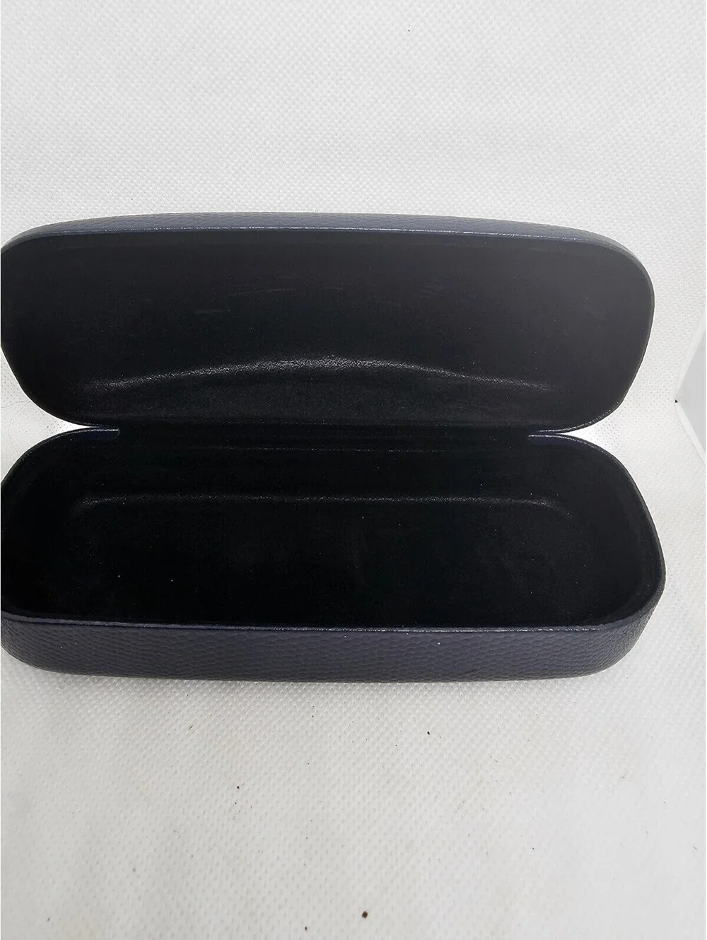 Brooks Brothers Eyeglasses Case Black Gold Logo Hard Shell Clamshell
